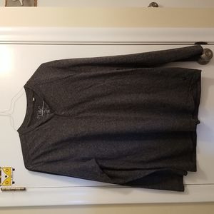 Men,long sleeve,lightweight, shirt,size large,gray